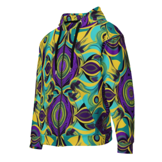 Purple Passion Unisex zip hoodie