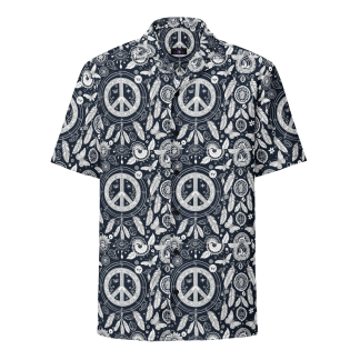 Inner Peace Unisex button shirt
