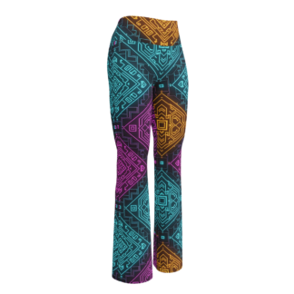 Tribal Circuit Flare leggings