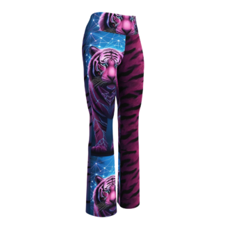 Big Cat purple Flare leggings